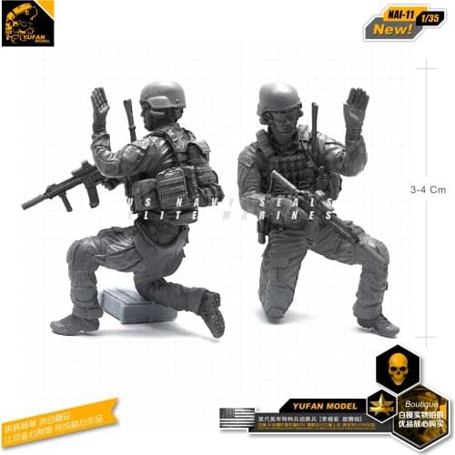 1/35 Resin Figure Model Kits American U.S. Army self-assembled Nai-11
