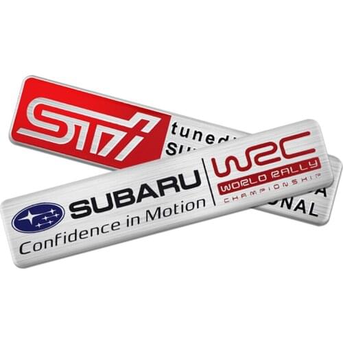 1Pcs Aluminium Alloy Car Stickers Badge Decals For Subaru Forester Impreza Outback STI Levorg Tribeca Legacy Mpreza XV BRZ WRX
