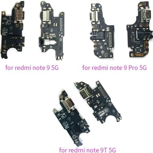 10PCS For Xiaomi Redmi Note 9 Pro 9T 5G USB Charger Dock Port Connector Board Flex Cable