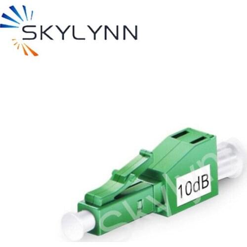 10PCS/Bag, Skylynn Fiber Optic Single Mode LC/APC Attenuator 1db 3db 5db 10db 15db Plug-in Connector
