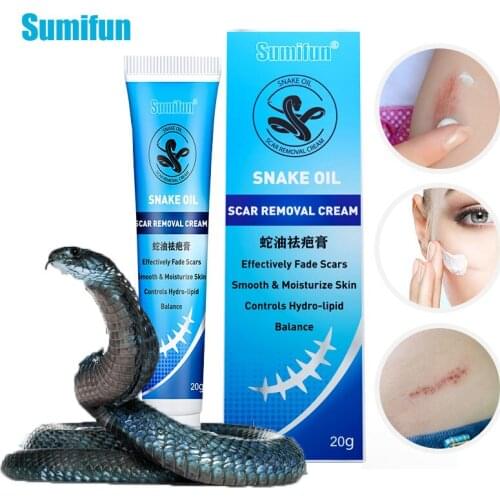 3Pcs Sumifun Snake Ointment Remove Scar Cream Removal Stretch Skin Face Care Natural Chinese Medical Anti-acne Oil