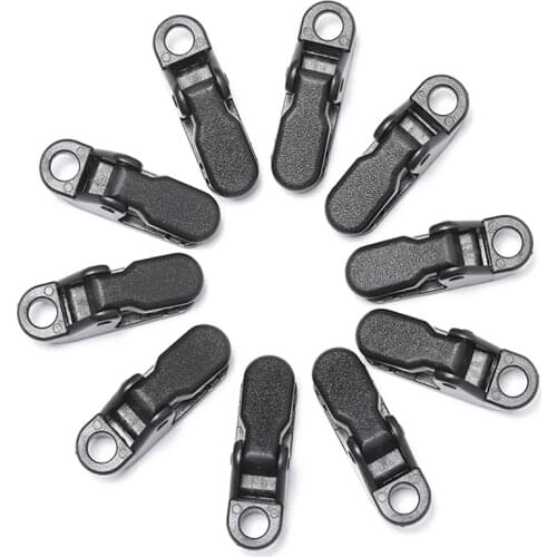 5/10/15Pcs Wholesale camp hike kit tent awning canopy clamp tarp clip snap canvas anchor gripper Caravan jaw grip Tighten tool