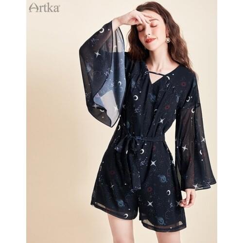 Женские комбинезоны с принтом Artka China At AliExpress