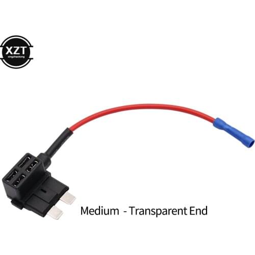 12V Small Size Car Fuse Holder Add-a-circuit TAP Adapter with 20A Standard ATM Blade Fuse Box Take Electrical Appliances