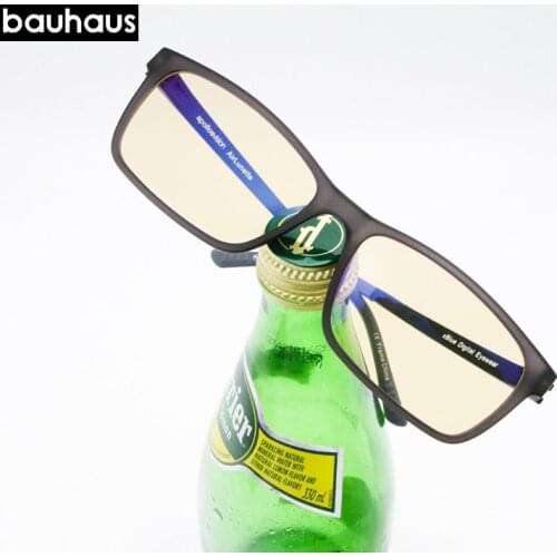 Bauhaus Anti Blue Light Glasses Men Women Stop Eye Stain Sleep Better Defence Radiation Computer Night Driving Gaming Glasses