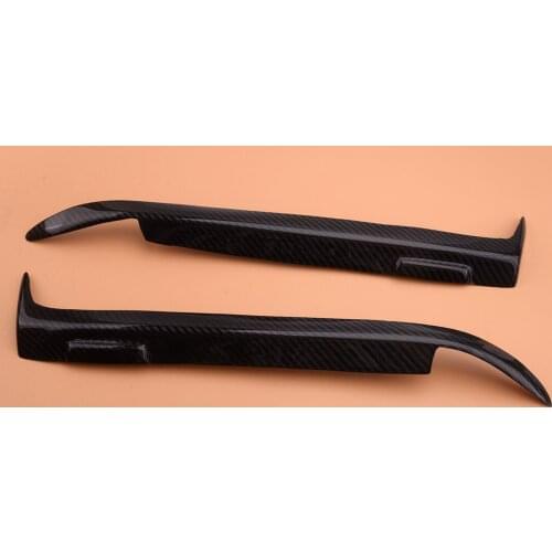 Beler 2Pcs/Set Carbon Fiber Eyebrows Eyelids Headlight Cover fit for BMW E36 1992 1993 1994 1995 1996 1997 1998