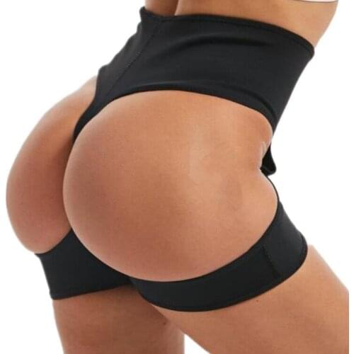 Abdomen hip-lifting rubber pants fat-shifting body shaping pants hip pants women