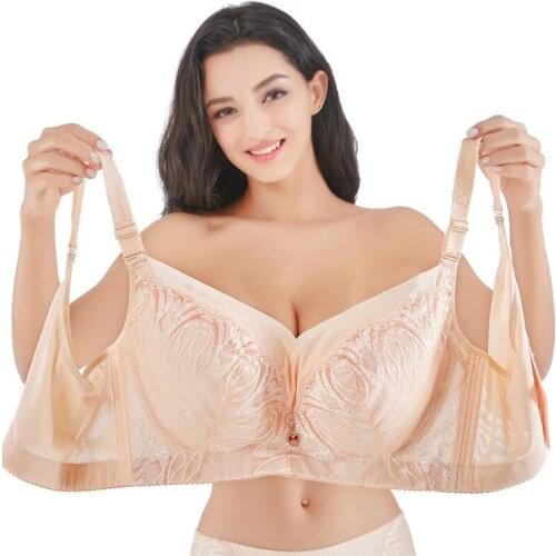 Lace Bras For Women Underwear Lingerie Sexy Push Up Bralette Full Coverage Plus Size Brassiere CDE Cup Sostenes Mujer Grande
