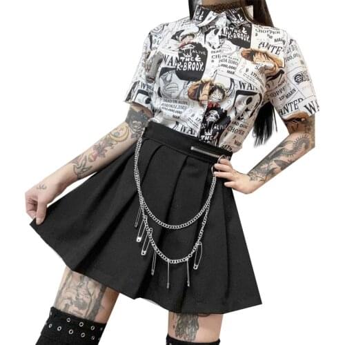 One piece Anime Shirt for women Girls lady button up shirt Korean Style Manga Kwaii Teen Harajuku e girls 2021 tops