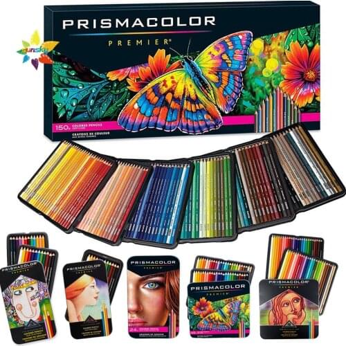 Prismacolor Premium Colored Pencils Adult Coloring,Artist Soft Lead Cores Vibrant Colors,Professional Oil Based Colored Pencil