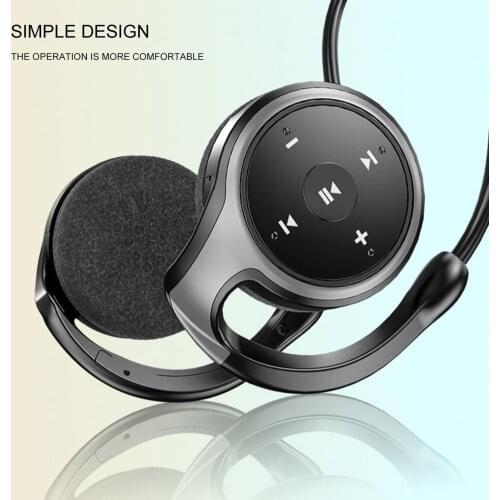 3 in 1 Bluetooth 5.0 Neck-Mounted Headset MP3 Player FM Radio TF Card Support