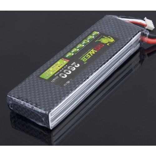 LION POWER Lipo Battery 2S 25C 7.4v 2600mAh Max 30C Lipo Battery RC Helicopter RC Car Boat Quadcopter Remote Control Toys Parts