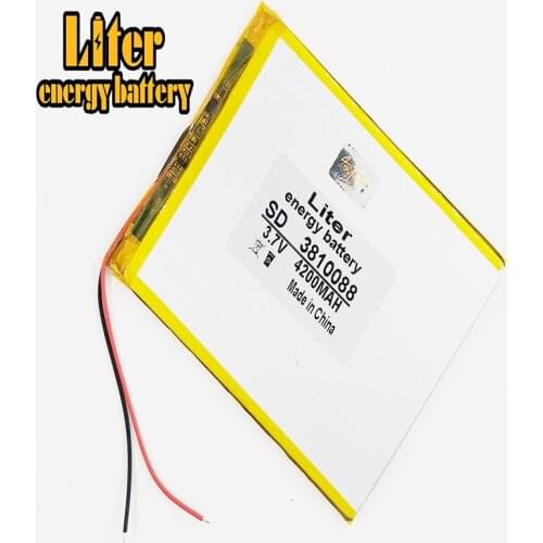 3.7V 4200mah 3810088 Lithium polymer Tablet Battery with protection board For Tablet PC Di
