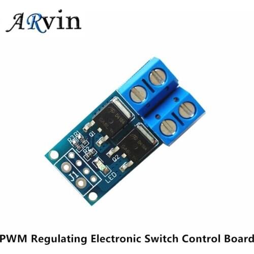 5pcs/Lot High Power MOSFET Trigger Switch Driver Module PWM Regulating Electronic Switch Control Board