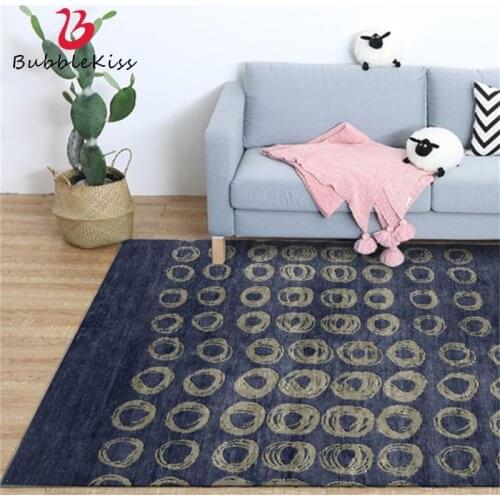 Bubble Kiss Nordic Carpets For Living Room Printed Polyester Rugs For Bedroom Customized Home Decor Floor Mat Grey Design