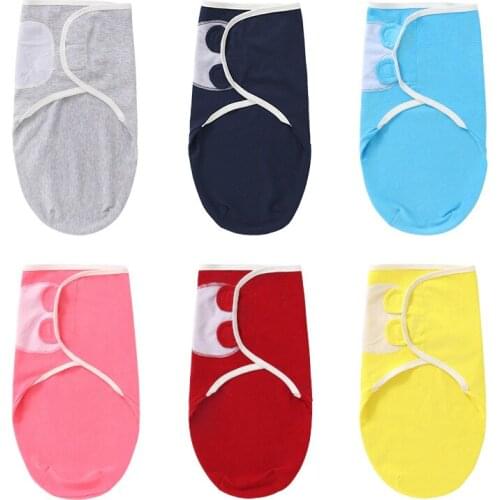 New Born Baby Sleeping Bag Cotton for Newborn Babies Cocoon Swaddling Wrap Sleepsack Envelope Baby Sleeping Bags 0-6 Months