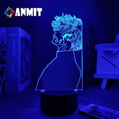 Tokyo Ghoul Ken Kaneki Lamp Be Night Dorm Room Lights Led For Decoration Bedroom Decor Anime Figure Led Panel Lights
