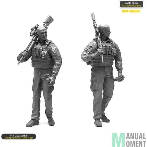 High Guality Miniature 1/35 US Navy Seal Commando Individual Soldier Resin Model Figure Kit LOO-25
