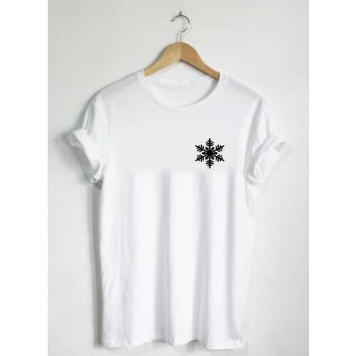 Snowflake - Winter Snow Shirt Tshirt Clothing Sweater Womens Mens Christmas Merry Snowing Charm Sky Weather Cold Snow flake F800