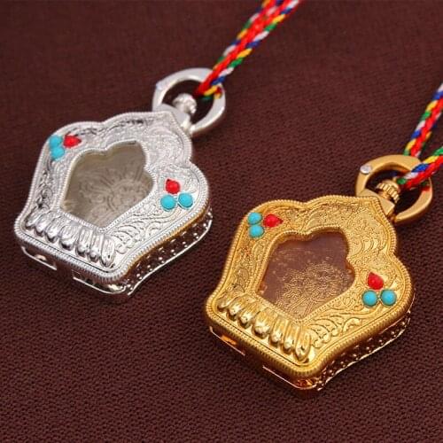 1PC Gold Hair Locket Pendant Cremation Necklace Ash Urn Necklace Memorial Keepsake Bottle Pendant Necklaces Jewelry