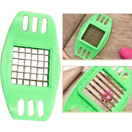 1PCS Stainless Steel Vegetable Potato Slicer Cutter Chopper Chips Making Tool Potato Cutting Fries Tool Kitchen Accessories