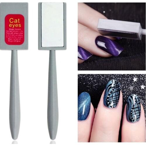 1PCS Nail Art Magical Magnet Stick for Cat Eye Nail Tools Gel Polish Varnish Tips Manicure Tool 3D Effect Gel DIY Salon Tools