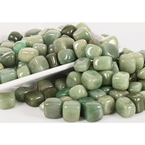100 g green aventurine tumbled stone Irregular polishing natural rock and quartz palm bead chip love for Chakra Healing decor