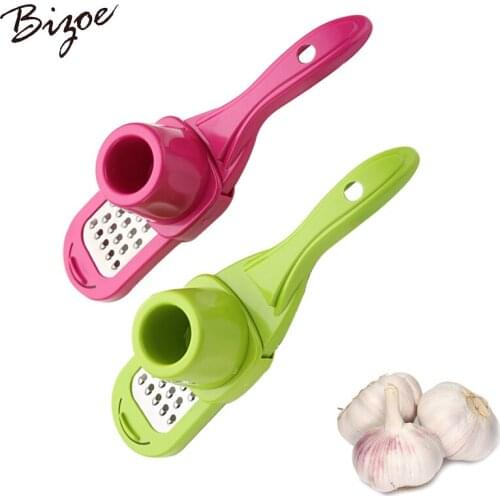 5PCS Upgraded Version Garlic Press Multi-functional Ginger Grinding Grater Planer Slicer Cutter Cooking Tool Kitchen Utensils