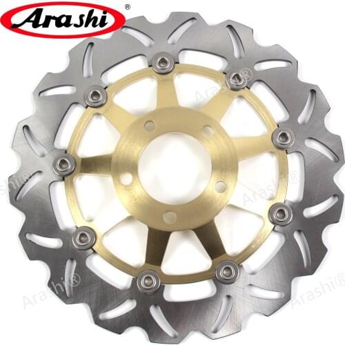 ARASHI 1 Piece CNC Front Brake Rotors Floating Disks Discs For SUZUKI RG F GAMMA 125 1992 1993 1994 RG125F RG-F125 / VZ MARAUDER