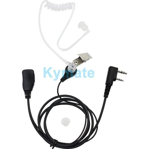 Baofeng Acoustic Tube PTT Mic Earpiece Walkie Talkie Headset For Kenwood TYT Wouxun Baofeng BF888S UV5R UV82 Two Way Radio