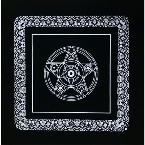 Velvet Pentagram Tarot Oracle Cards Storage Bag Runes Constellation Witch Divination Accessories Jewelry Dice Drawstring Package