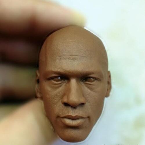 Blank 1/6 Scale Basketball Super Star Michael Jordan Head Sculpt Unpainted Fit 12" Figure