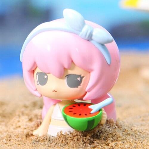 Timiwinter Sunshine Holiday Series Blind Box Toys Kawaii Action Figure Guess Bag Toys Desktop Ornaments Model for Girls Gift