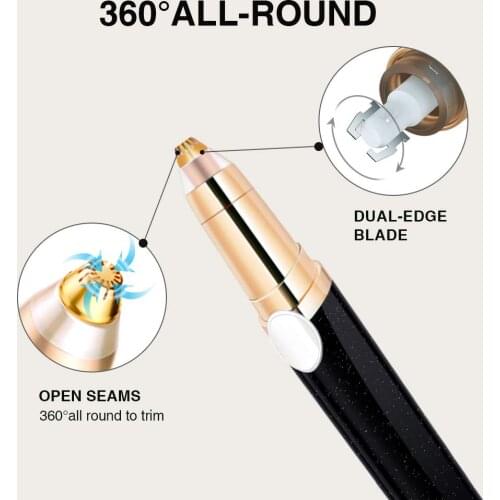 Electric Shaving Nose Ear Trimmer Safety Face Care Nose Hair Trimmer for Men Shaving Hair Removal Razor Beard Cleaning Machine