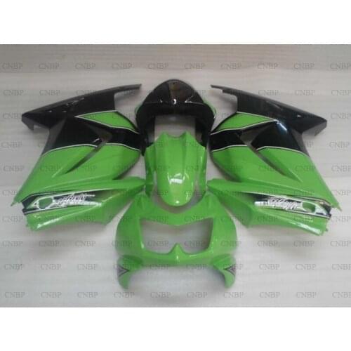 EX250 2008 - 2014 Full Body Kits for Kawasaki Zx250r 2010 Motorcycle Fairing EX250 2011 Green Black Fairing Kits