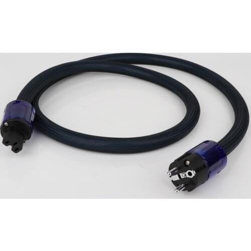 G5 SPX-28 G5 5N pure copper silver plated schuko power cord With P-037E/C-037 power plug connector