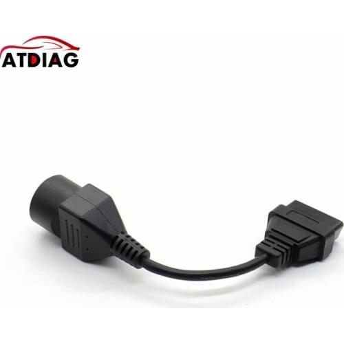 Best quality for Mazda 17Pin to 16Pin OBD2 OBD II Cable Connector cable for Mazda 17 pin connect adapter Free Shipping