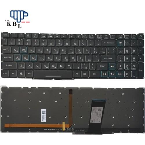 New For Acer Nitro AN515 Russian Language Backlit Colourful Light Gaming Laptop Keyboard PK132TT1A04 LG5P-P90BRL