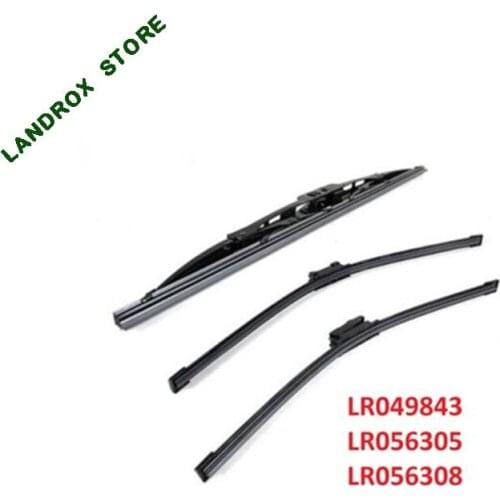 FRONT RH LH & REAR WIPER BLADE KIT SET x3 for FREELANDER LR2 OEM：LR049843 LR056305 LR056308