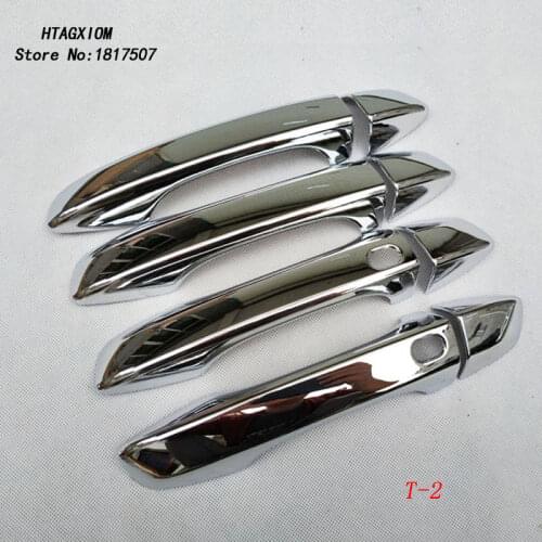 Door Handle Cover for Volkswagen New Tiguan MK2 2017 2018 Chrome Trim Car Styling Stickers Auto Accessories & Part 8 Pcs