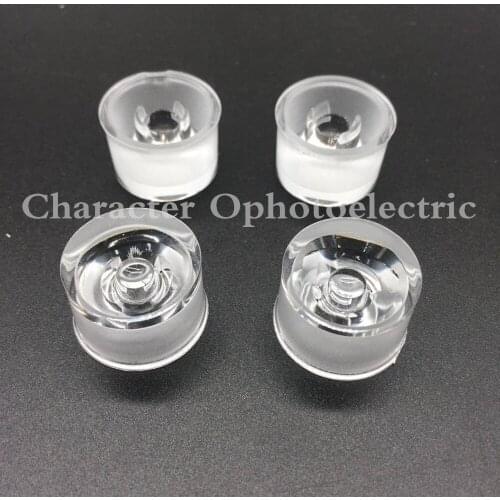 10PCS LED Waterproof Lens Angle 15 30 45 60 90 120 Degree 1W 3W High Power LED Wall Washer Lamp 20mm Acrylic Lenses With Bracket