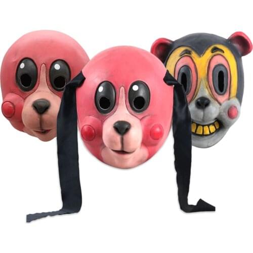 Umbrella Academy Cosplay Mask Hazel Cha Cha Latex Headwear Funny Novelty Animal Cosplay Props 2020 New TV Carnival Party Props