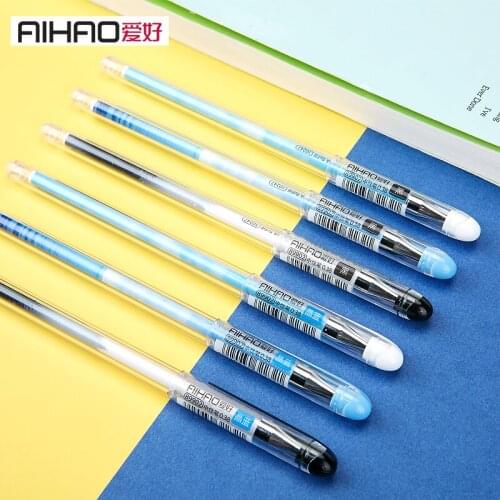 Cute Gel Pens for School Cute Korean Stationery Kawaii School Supplies Office Pens Papelaria 12pcs