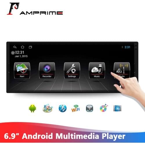 AMPrime 2 Din Andriod 8.1 Car Multimedia Player GPS Bluetooth Audio Wifi USB FM MirrorLink 7'' 2Din Audio Radio Stereo Autoradio
