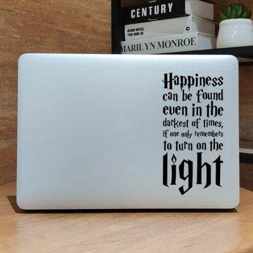 Dumbledore Quote Laptop Sticker for Macbook Decal Pro 16" Air Retina 11 12 13 15 inch Vinyl Mac Book Skin 14" Notebook Sticker