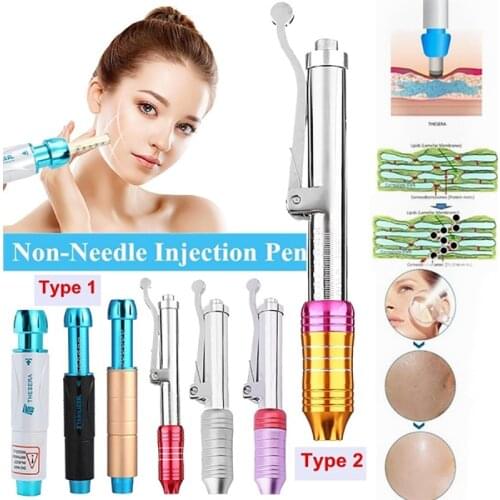 Thesera Noninvasive Nebulizer Injection Pen Hyaluronic Acid Pen Micro Injector Hyaluron Pen Gun Water Syringe Atomizer