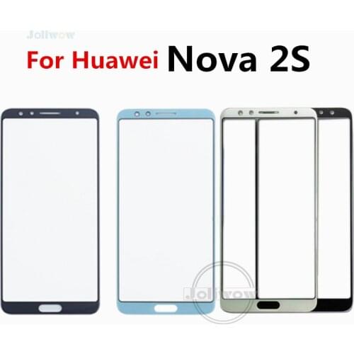 Touch Panel Front Outer Glass Lens for Huawei Nova 2s Touch Screen Nova2 2 s Front Outer Glass Touch Screen Panel 6.0 inch