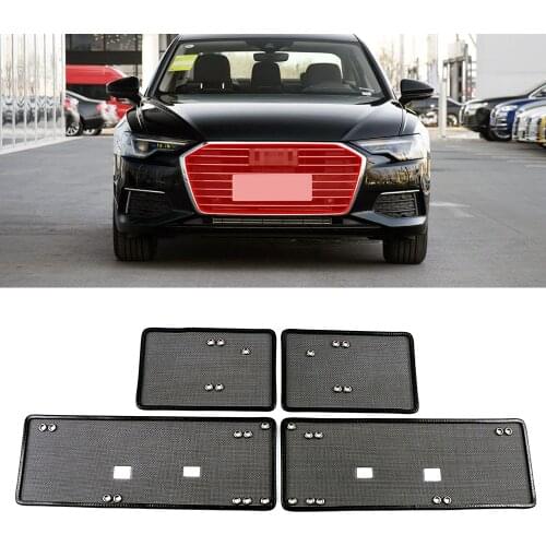 For Audi A6 C7 C8 2012-2020 Front Grills Insect Net Radiator Protective Net Condenser Protection Cover Anti Insect Sand Mesh