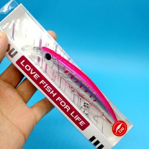 TSURINOYA 3PCS/Lot DW77 Sinking Minnow Fishing Lures 22g/110mm Saltwater lure Sinking 0.8-1.2m Fishing wobbler Crankbaits Lures