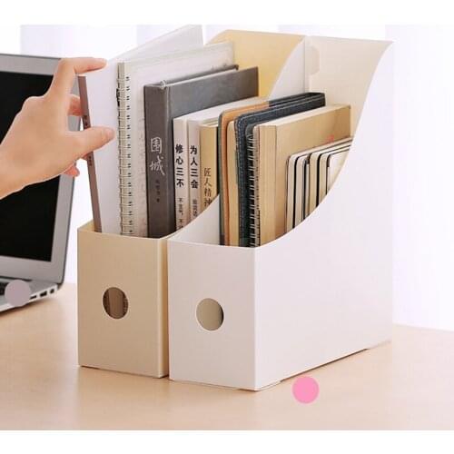 Office Document File Storage Box Folding Desktop Storage Box Multifunctional Books Pencil Sundries Storage Box Office Supplies